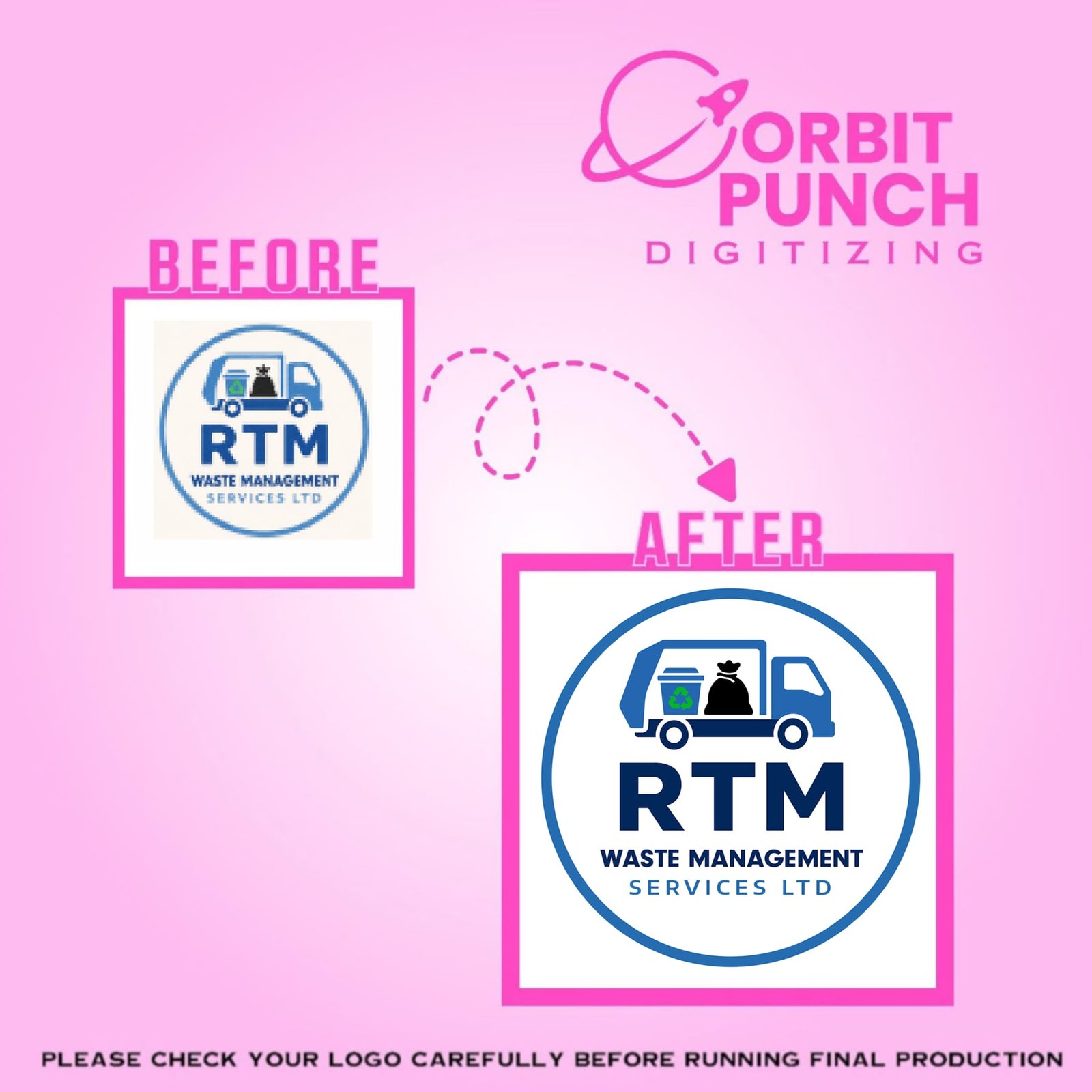 Waste Management Logo Vector Artwork, Vector Artwork