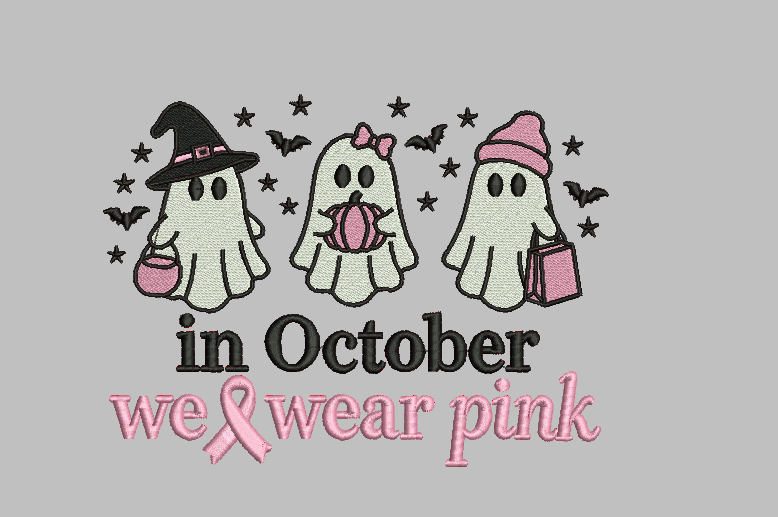 Free Boo Embroidery Design