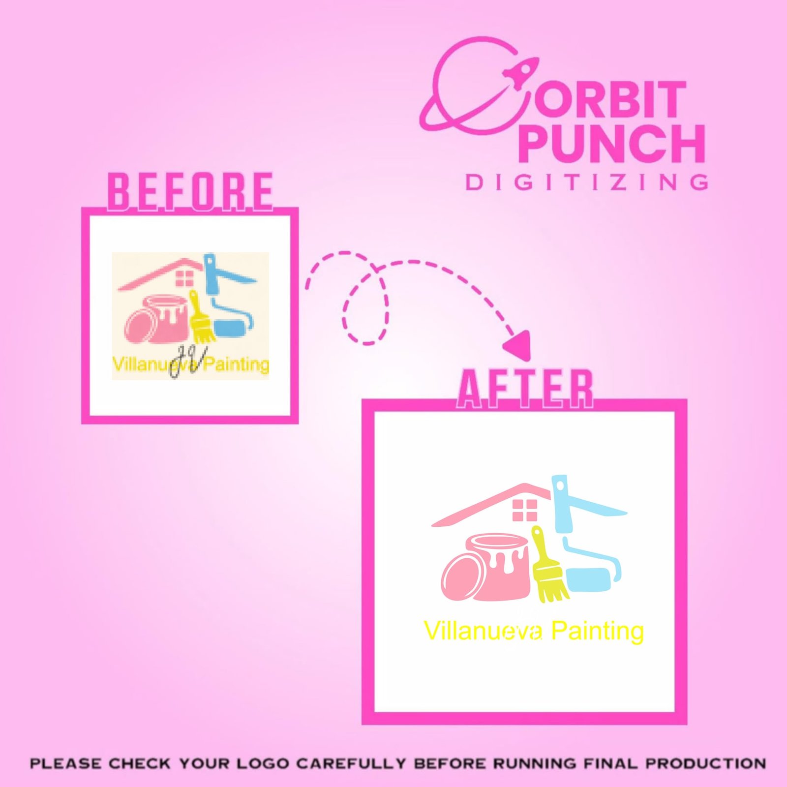 Painting Service Logo Vector Artwork, Vector Artwork